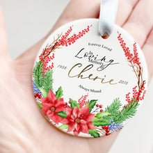 Load image into Gallery viewer, Personalised Bauble, Memorial bauble for Loved ones in heaven, In loving memory / remembrance gift, Christmas gift 2022