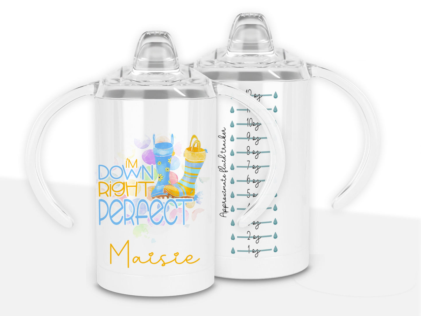 Down syndrome awareness sippy cup for disabled adults