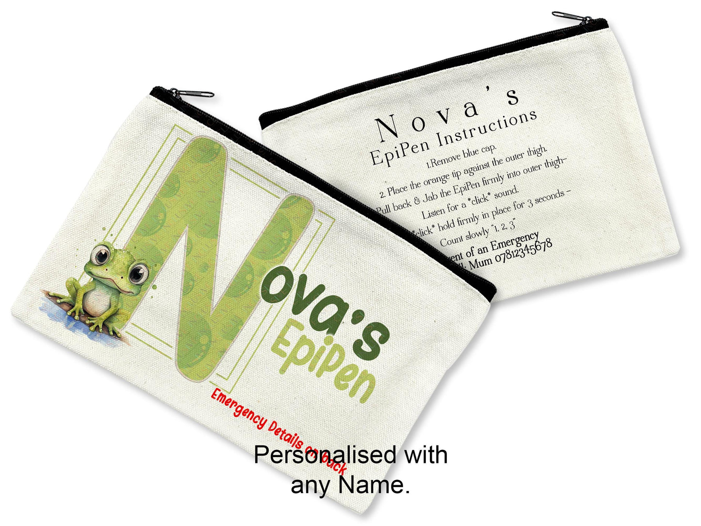 Personalised with any name.