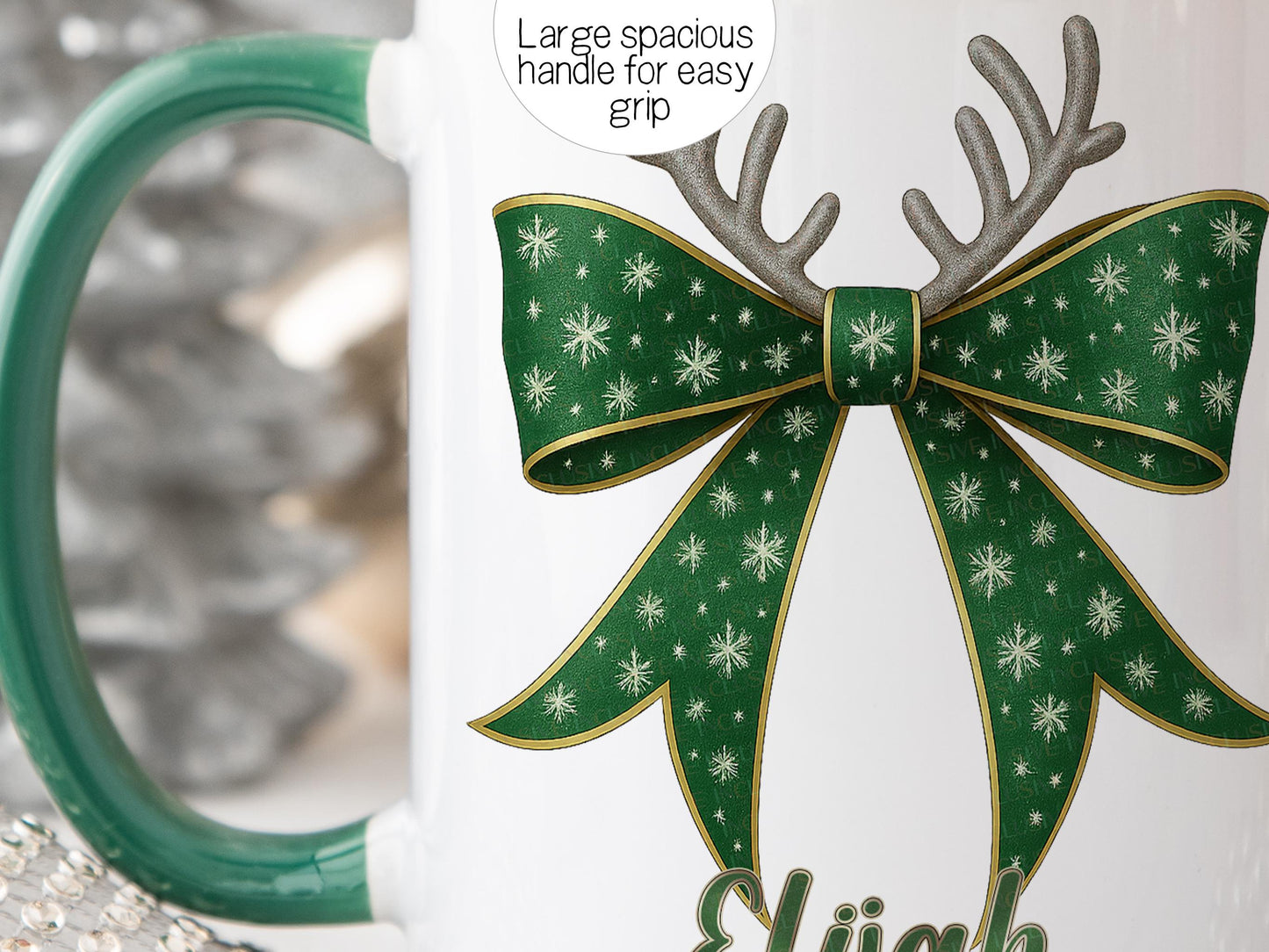 Large spacious handle for easy grip.