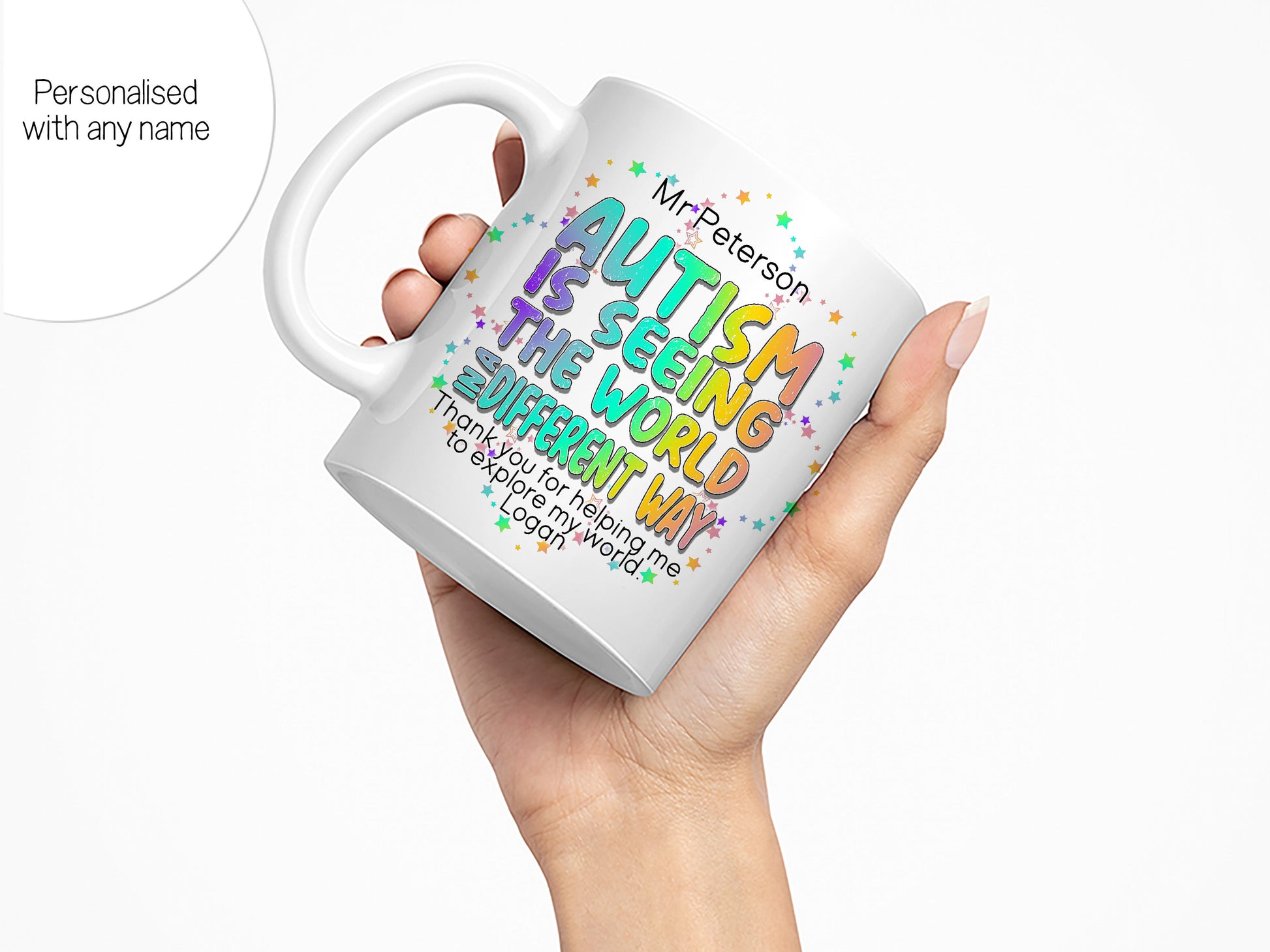 Personalised with any name.