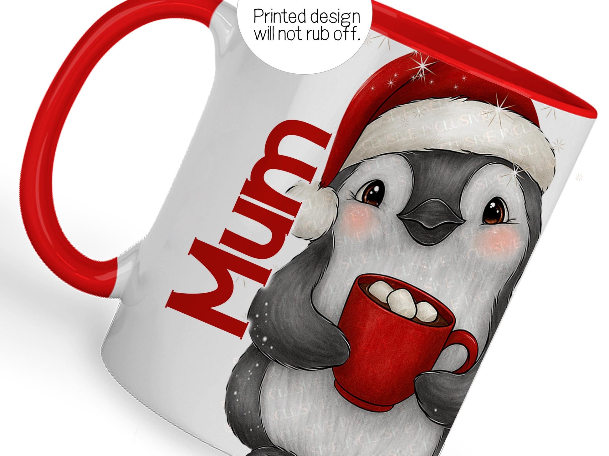 Printed design will not rub off, meaning you can use year after year