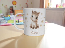 Load image into Gallery viewer, 11 oz shatterproof is not only safe for little hands but also the perfect size for older kids without the worry of breaking into sharp pieces if dropped.
