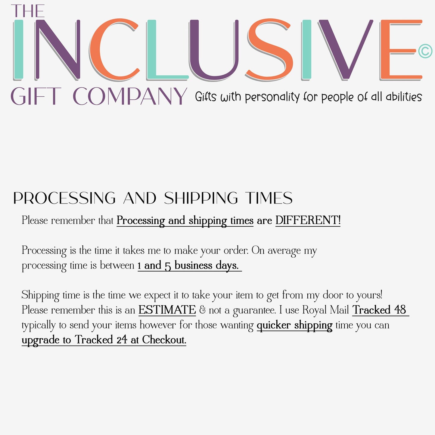 Processing is the time it takes me to make your order my processing time is between 1 and 5 business days. 

Shipping time is the time we expect it to take your item to get from my door to yours please note that upgrades apply to shipping time only