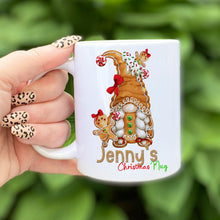Load image into Gallery viewer, Personalised Gonk Mug: Hot Chocolate Cup for Christmas Eve Box, Custom Secret Santa Gifts
