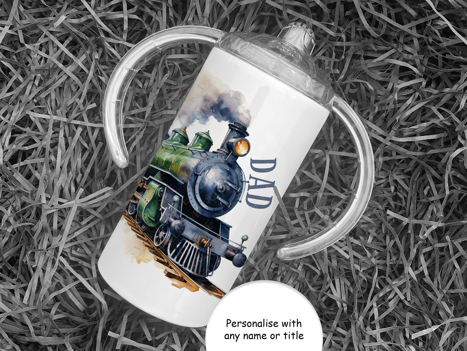 Personalise with any name or title.