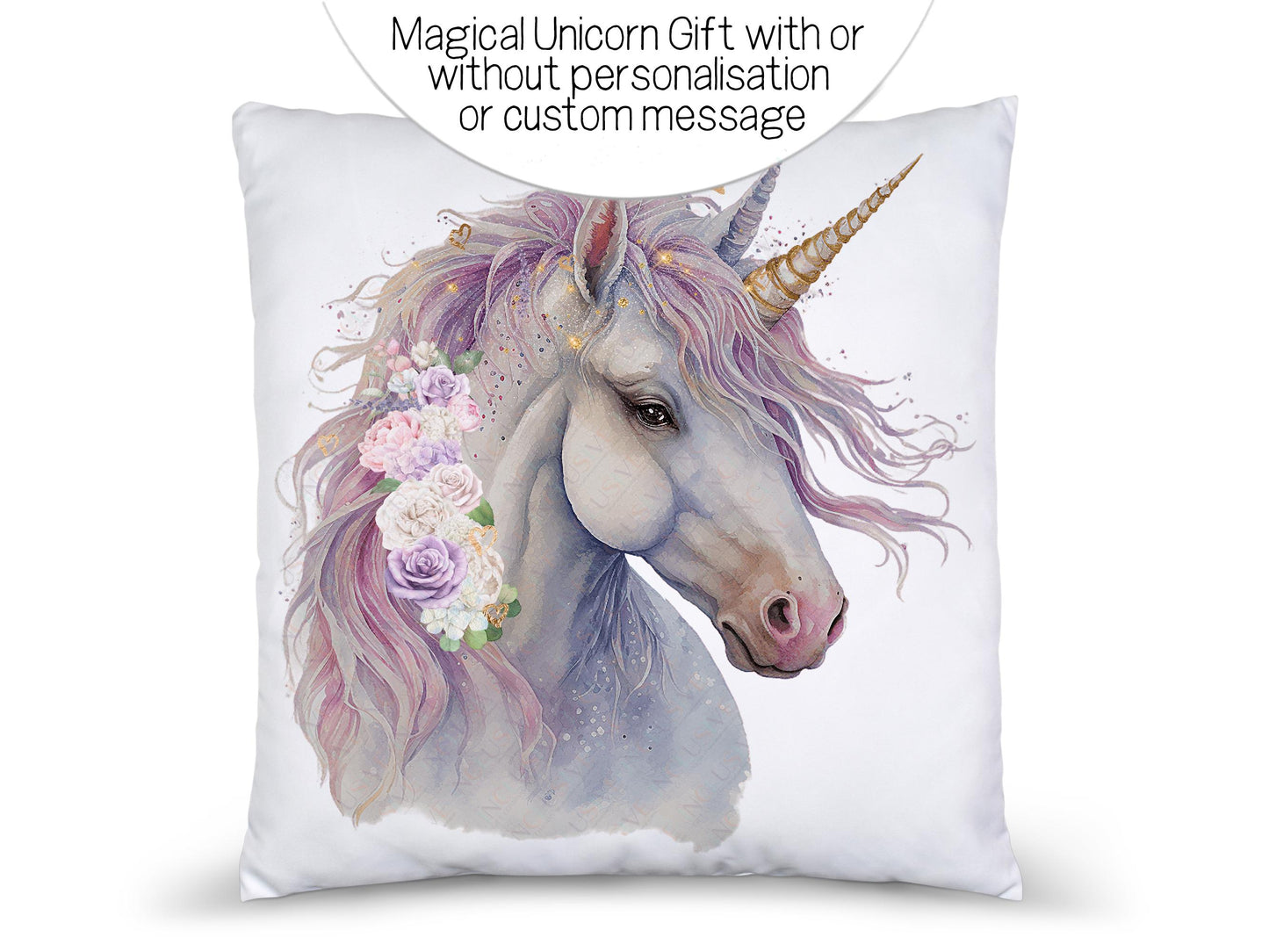 Magical Unicorn Gift with or without personalisation or custom message.
