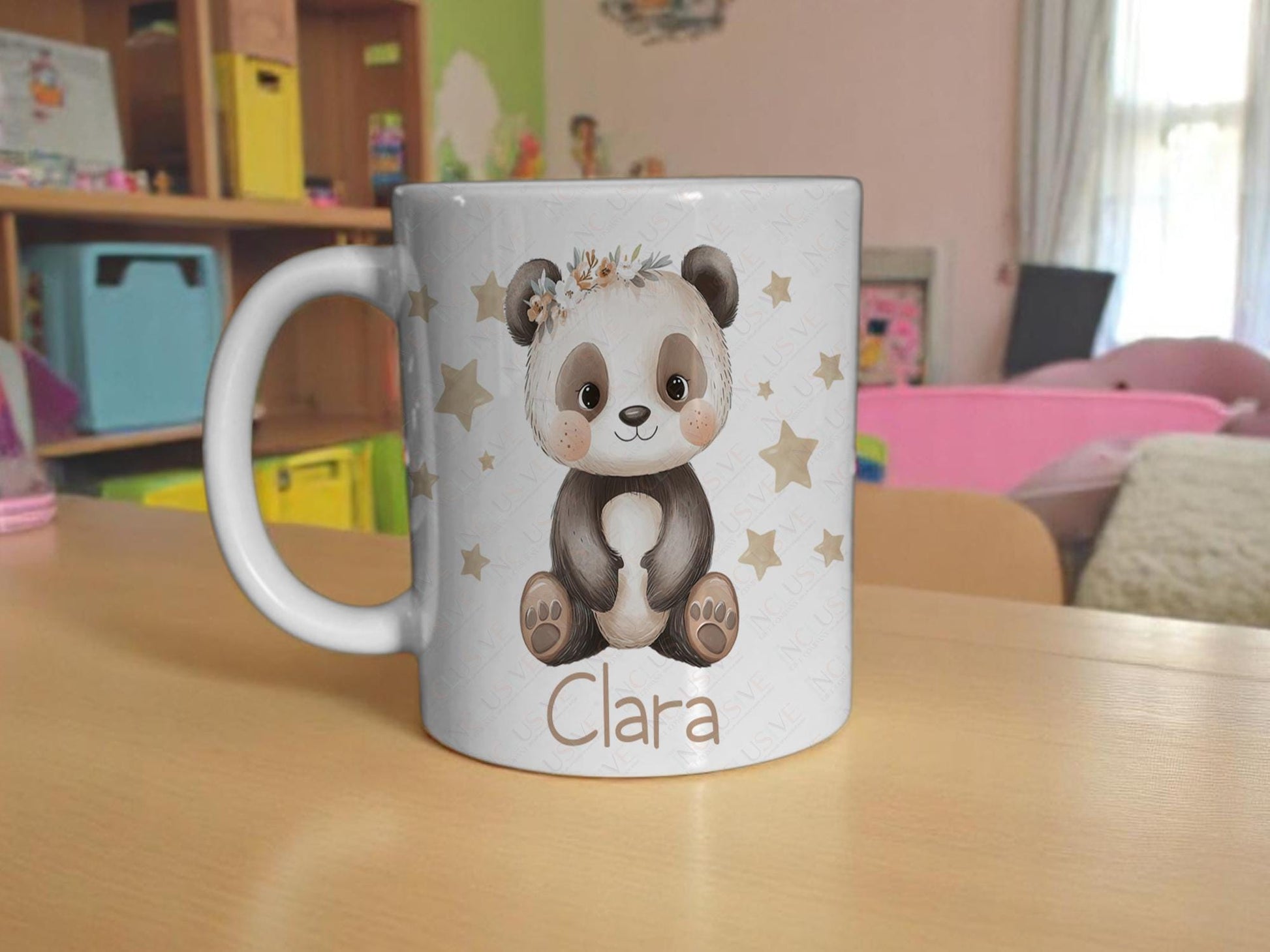 Standard 11oz Ceramic mug is the perfect size for older kids & teens.