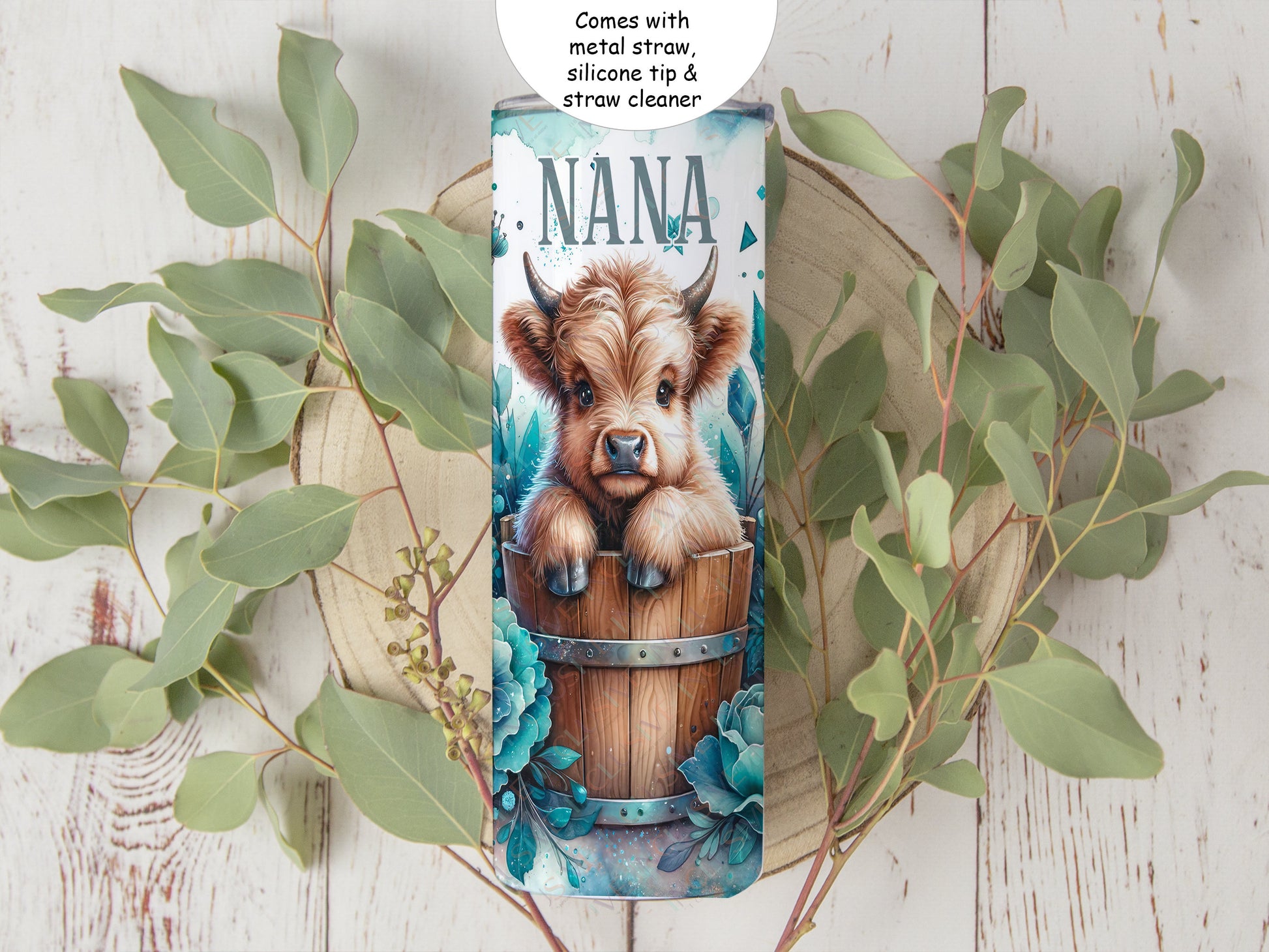 Also included with your tumbler is a metal straw, easy to use cleaning tool and silicone straw tip to protect your lips, teeth and the end of the straw