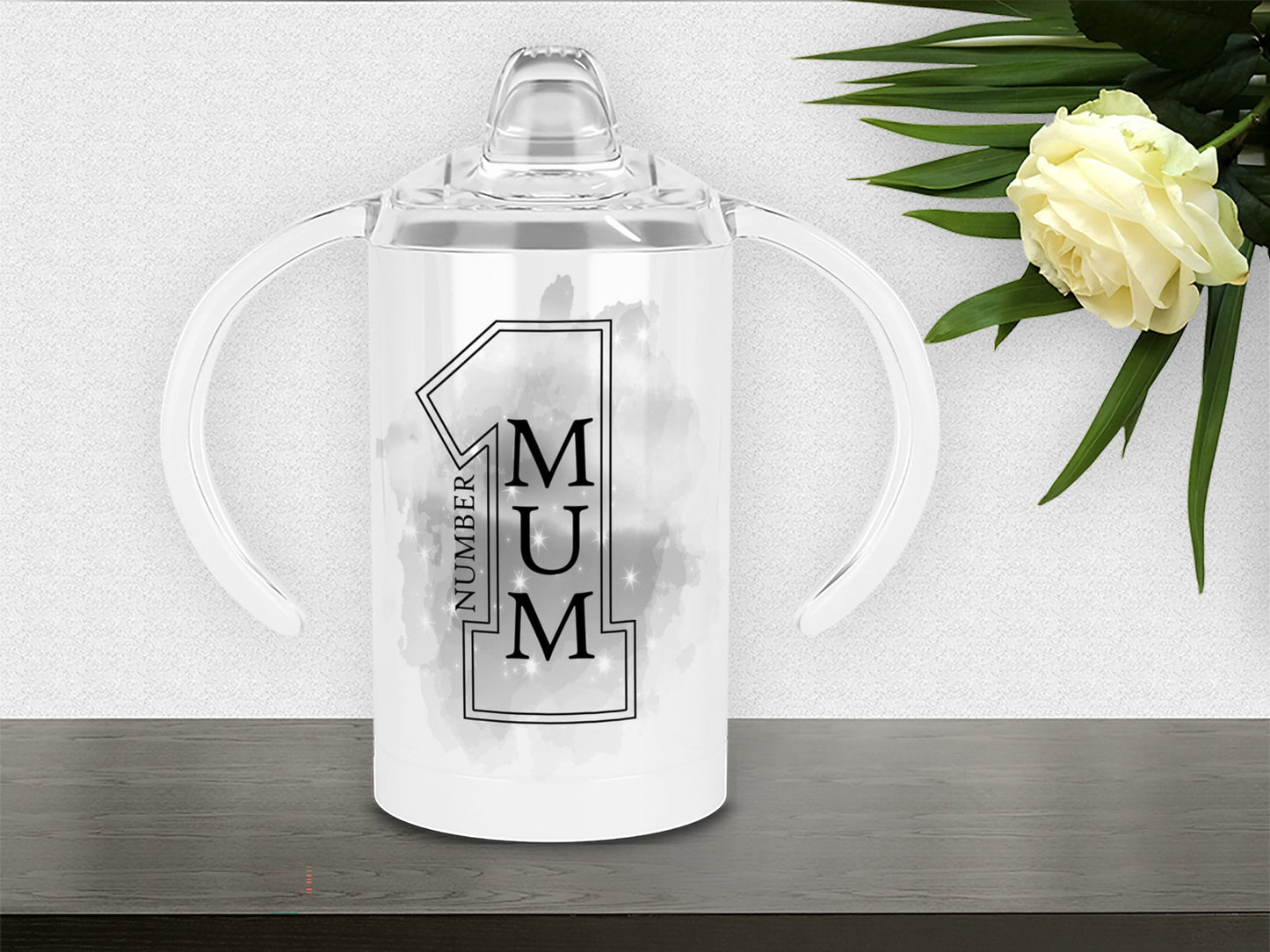 Adult Sippy Cup: Two handle Mug, Stainless Steel for disabled Dementia & Elderly women