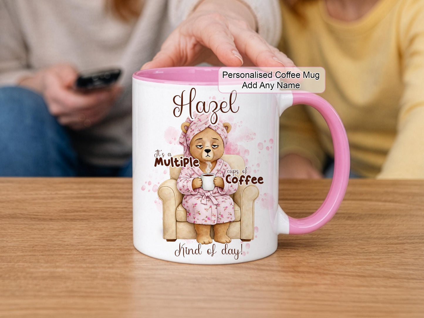 Personalised Coffee lover Mug With Name. Add any name of your choice.