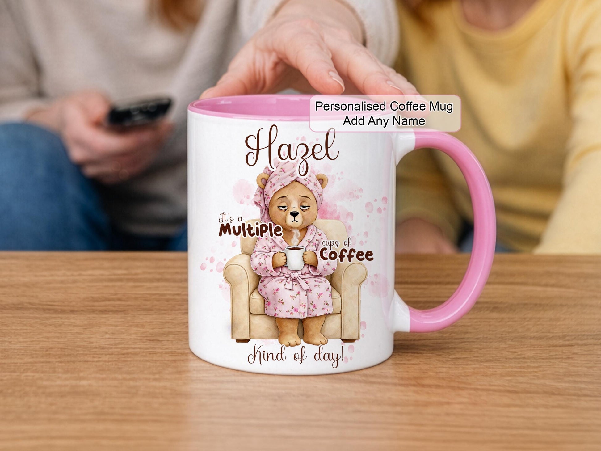 Personalised Coffee lover Mug With Name. Add any name of your choice.