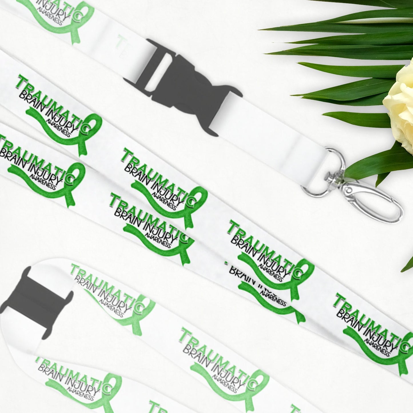 Traumatic Brain Injury, Disability Awareness Lanyard: Breakaway neck strap for safety