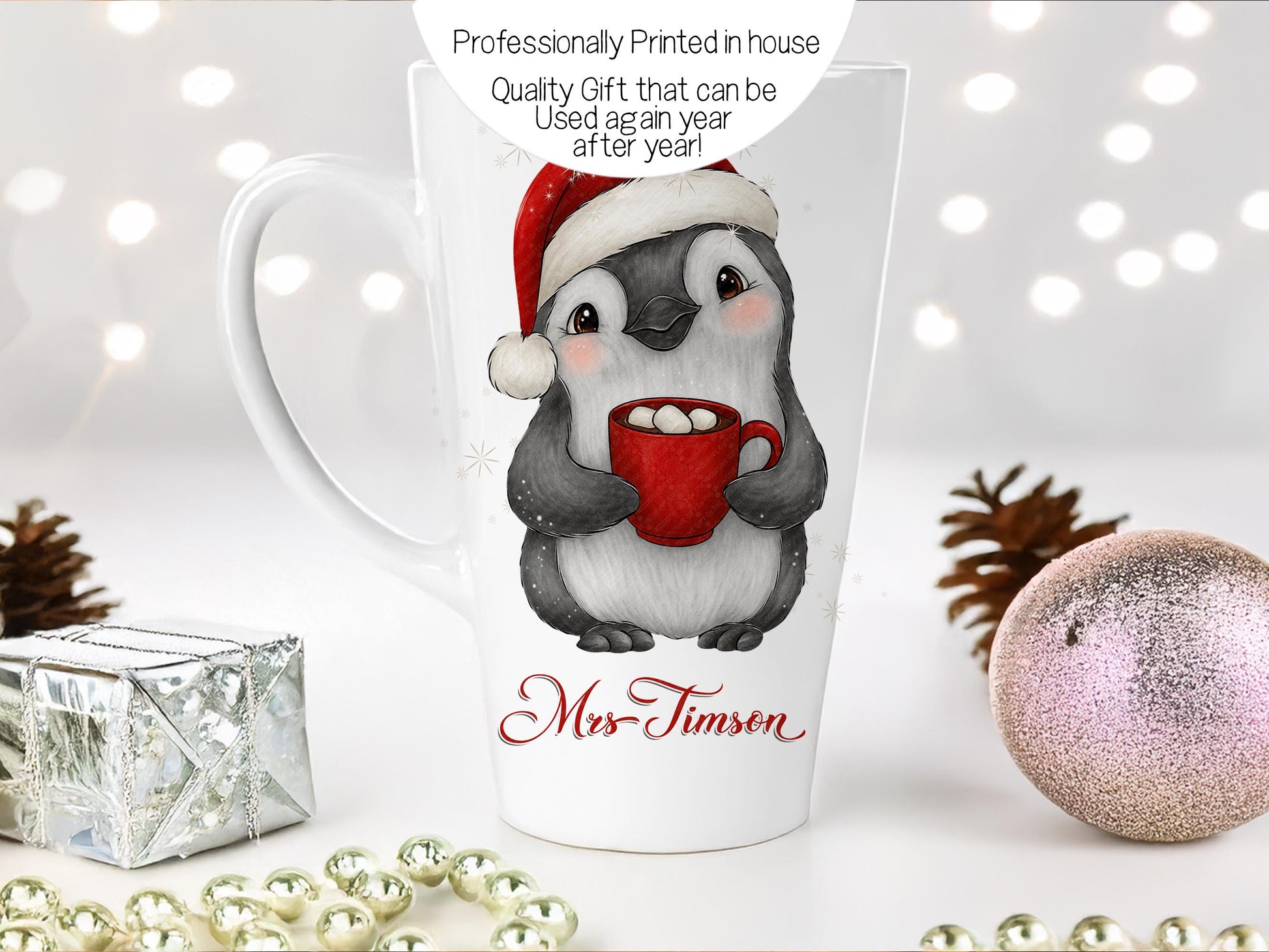 Professionally Printed in house. A high Quality Gift that can be used again year after year!
