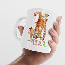Load image into Gallery viewer, Personalised Gonk Mug: Hot Chocolate Cup for Christmas Eve Box, Custom Secret Santa Gifts
