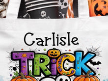 Load image into Gallery viewer, With or without personalisation. Name is printed in black at the top of the bag.

