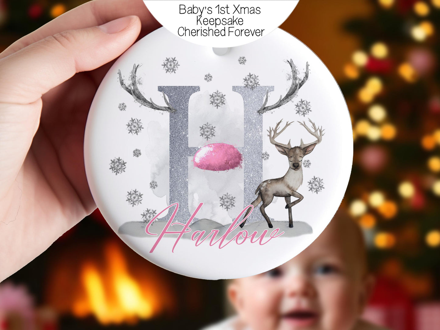 Baby’s 1st Xmas Keepsake – Cherished Forever