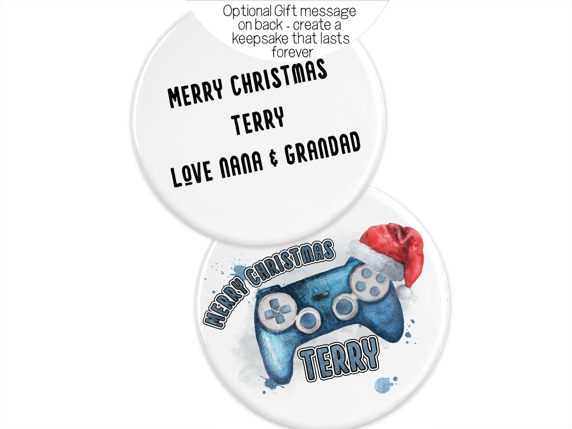 Optional Gift message on back - create a keepsake that lasts forever