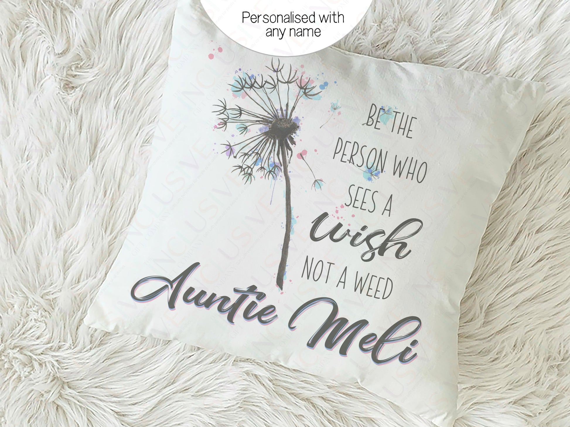 Personalised with any name.
