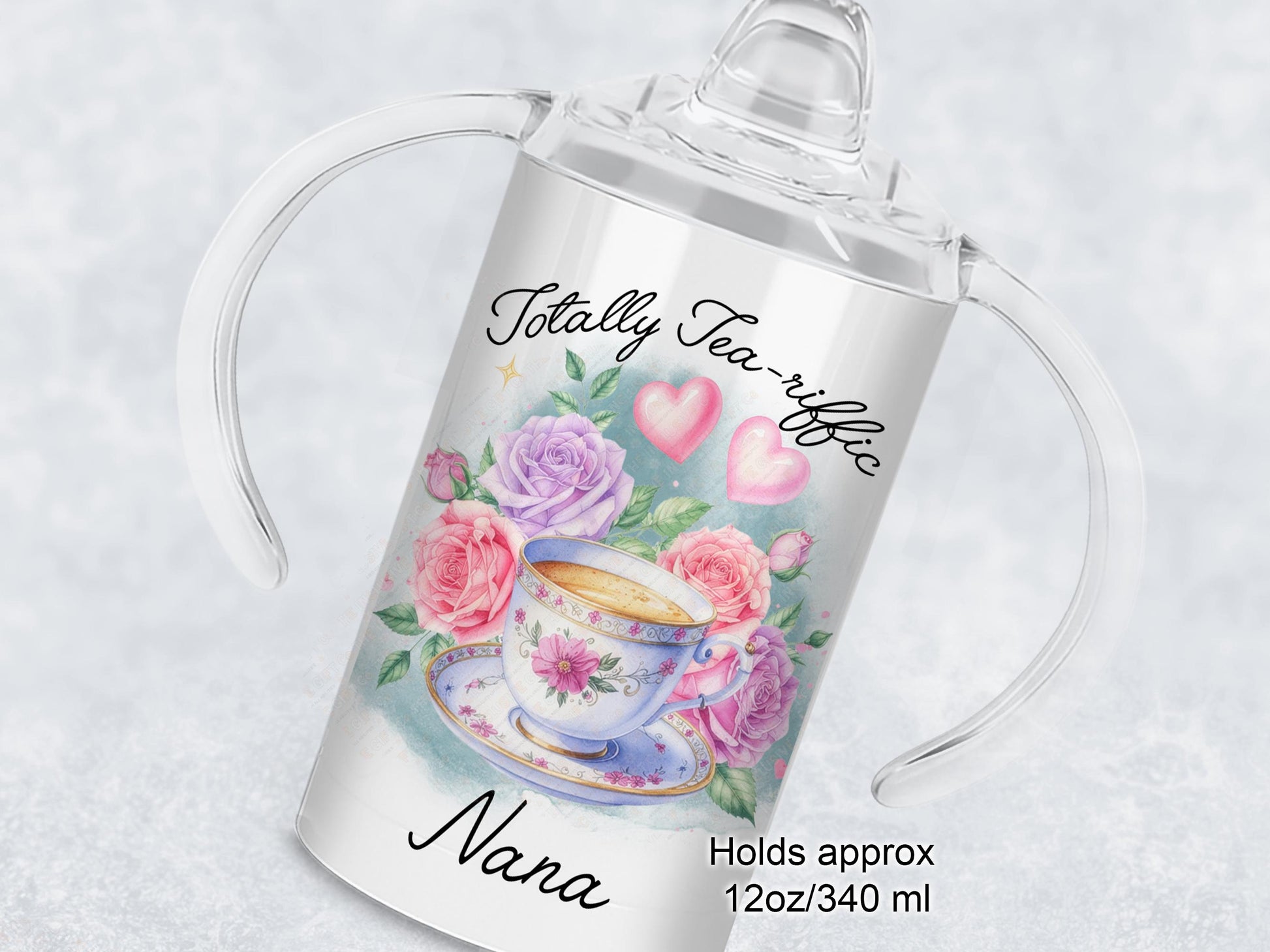 Holds approximately 12 oz 330ml