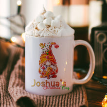 Load image into Gallery viewer, Personalised Gonk Mug: Hot Chocolate Cup for Christmas Eve Box, Custom Secret Santa Gifts
