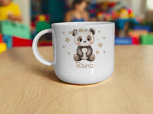 Load image into Gallery viewer, Small 6 oz shatterproof mug is the perfect size for little hands with the added benefit of no fear of cutting themselves if dropped
