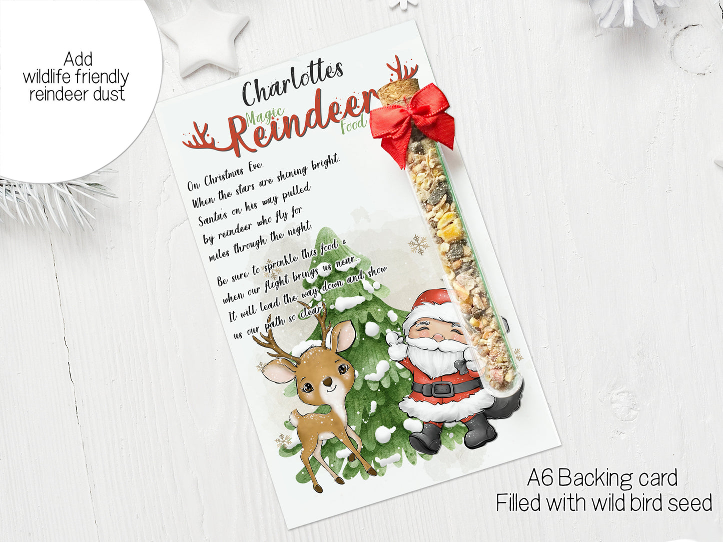 Personalised Santa Claus's Nice List Scratch Card: Elf Christmas Eve Box Filler