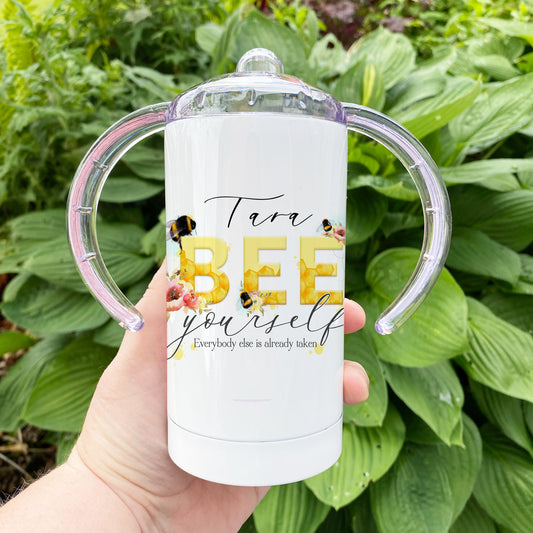 Adult Sippy Cup: Stainless steel Bumble Bee Tumbler, Adaptive Mug for disabled, Dementia & Elderly