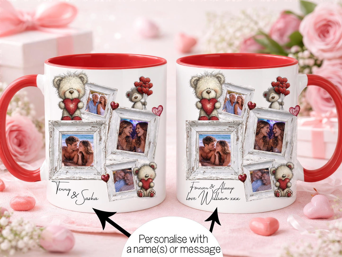 Personalise with any names, or message of your choice.