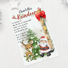 Load image into Gallery viewer, Reindeer food - Christmas eve box filler for kids, Xmas family tradition - Animal friendly reindeer dust, Personalised with any name
