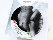 Load image into Gallery viewer, White ceamic circle printed with photo of your choice Approximately 7 by 7cm in size
