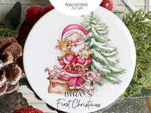 Load image into Gallery viewer, White ceramic ornament approximately 7 by 7 cm
