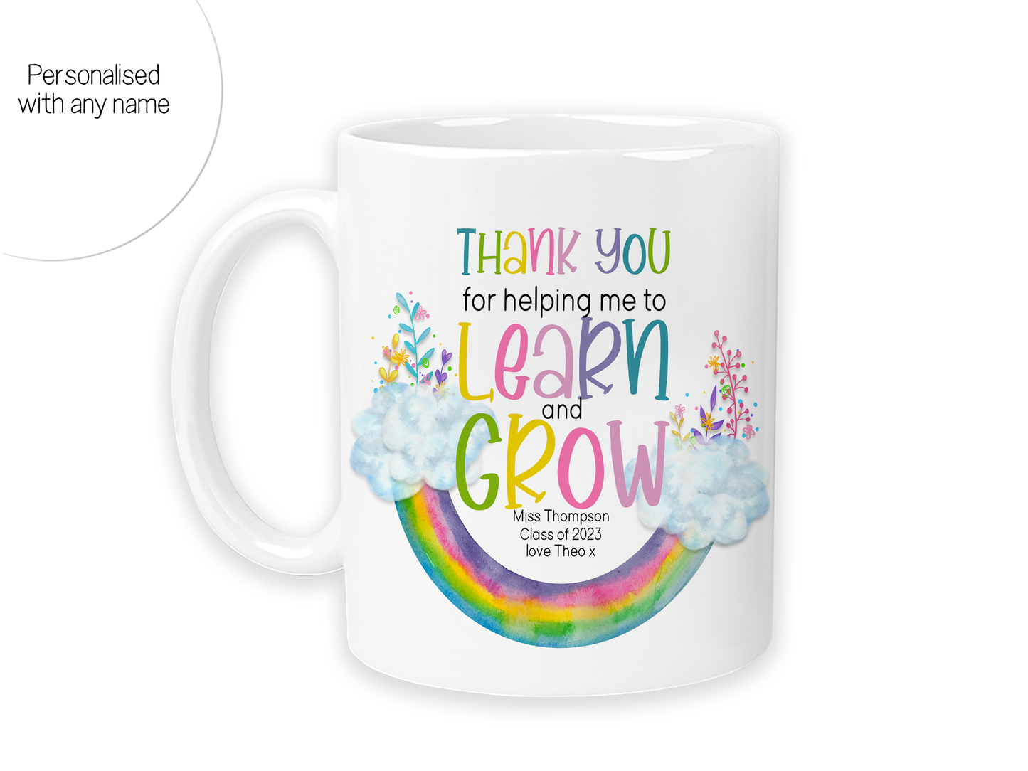 Personalised with any name.