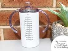 Load image into Gallery viewer, Approximate fluid guide printed on back. To give a ROUGH Guide on fluid intake
