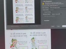 Load and play video in Gallery viewer, Nice list scratch card, Christmas eve box filler for kids, Secret santa gift for adults, Personalised with any name
