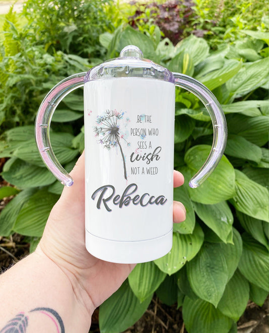 Dandelion wishes Adult sippy cup for disabled adults
