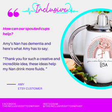 Load image into Gallery viewer, Queen Rainbow Sippy cup for disabled adults
