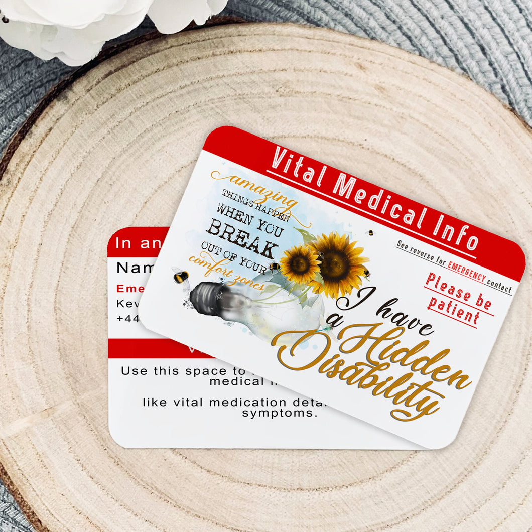 Hidden Disability Awareness ICE Card