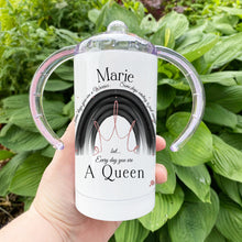 Load image into Gallery viewer, Queen Rainbow Sippy cup for disabled adults
