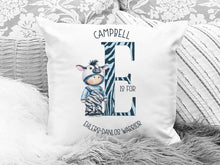 Load image into Gallery viewer, Ehlers Danlos Awareness cushion with name
