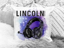 Load image into Gallery viewer, Gamer headset cushion with name
