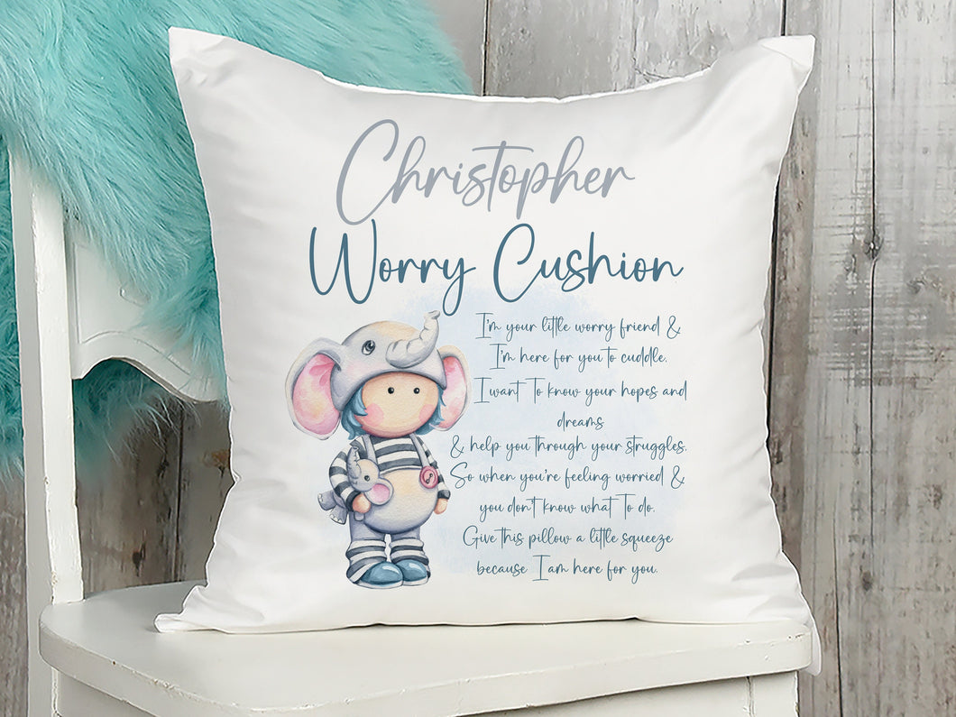 Worry Elephant Character cushion