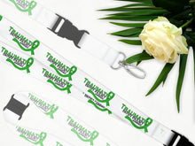 Load image into Gallery viewer, Traumatic brain injury awareness Lanyard with 3 breakaway safety points
