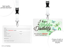 Load image into Gallery viewer, Traumatic brain injury ICE card
