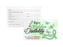 Load image into Gallery viewer, Traumatic brain injury ICE card
