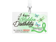 Load image into Gallery viewer, Traumatic brain injury ICE card
