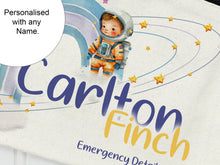 Load image into Gallery viewer, Space Asthma Inhaler holder , personalised space gift , Medication bag for kids , medication travel bag , Asthma Pump medicine bag , storage pouch
