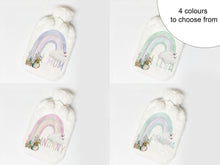 Load image into Gallery viewer, Garden Rainbow Hot water bottle with cover
