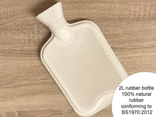 Load image into Gallery viewer, Garden Rainbow Hot water bottle with cover
