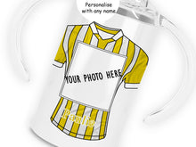 Load image into Gallery viewer, Image shows cup with tumbler lid in place, only sippy lid has handles
